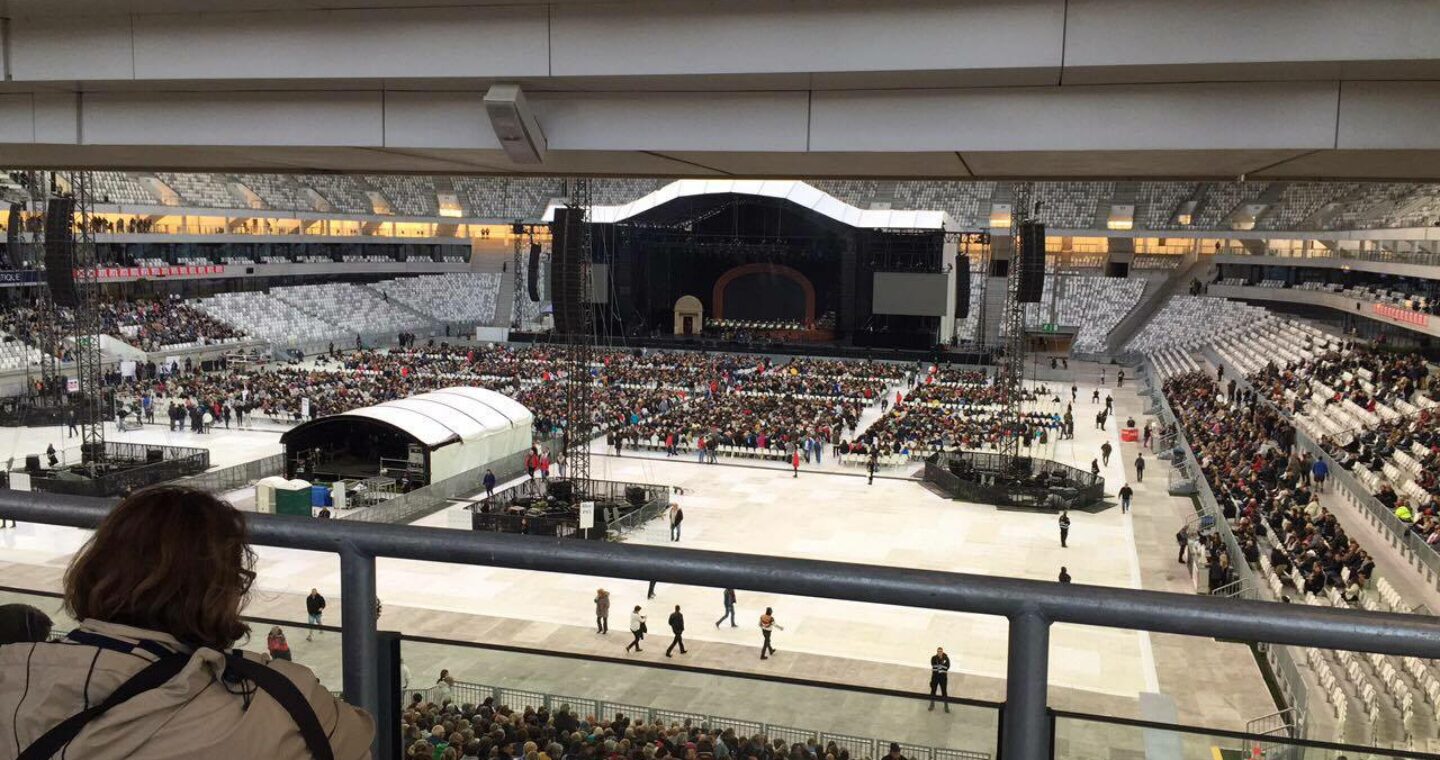 Illustration de la Protection Civile de Talence pour l’article Concerts au Stade Matmut Atlantique : Céline Dion et les Vieilles Canailles de la rubrique Actualité