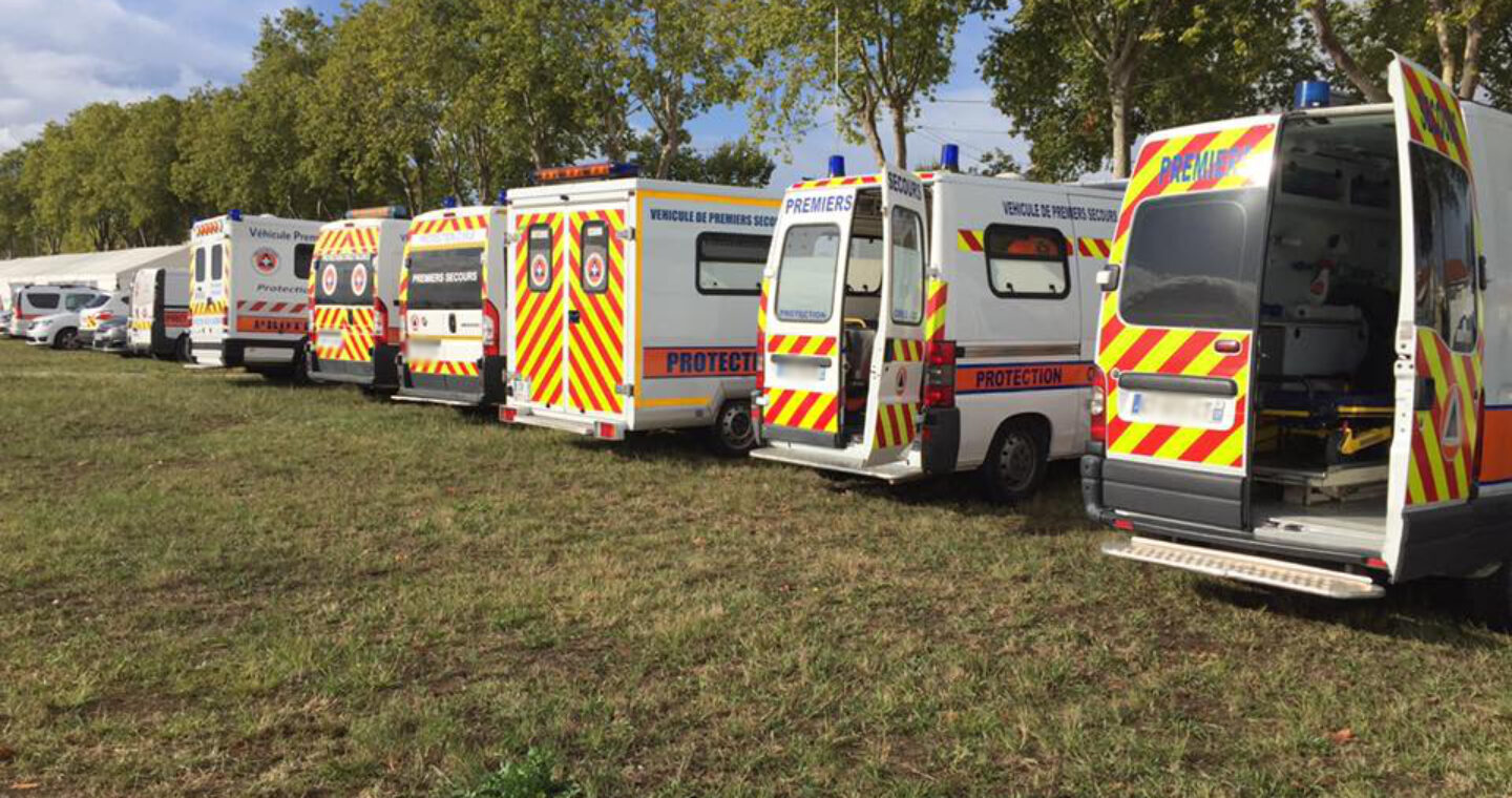 Illustration de la Protection Civile de Talence pour l’article Marathon du Médoc – 33ème édition de la rubrique Actualité