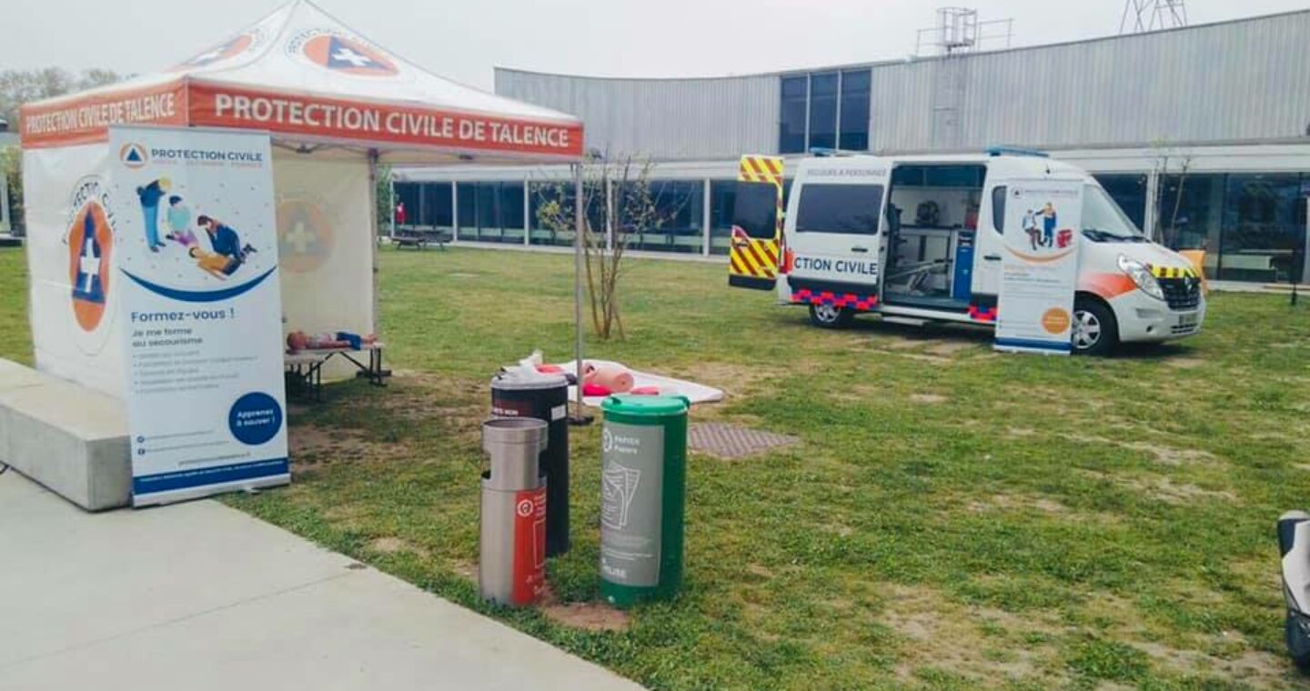 Illustration de la Protection Civile de Talence pour l’article Journée de la Prévention Routière de Kedge Motors Club de la rubrique Actualité