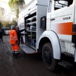 Les moyens d'interventions Lourds de la FNPC présents sur place