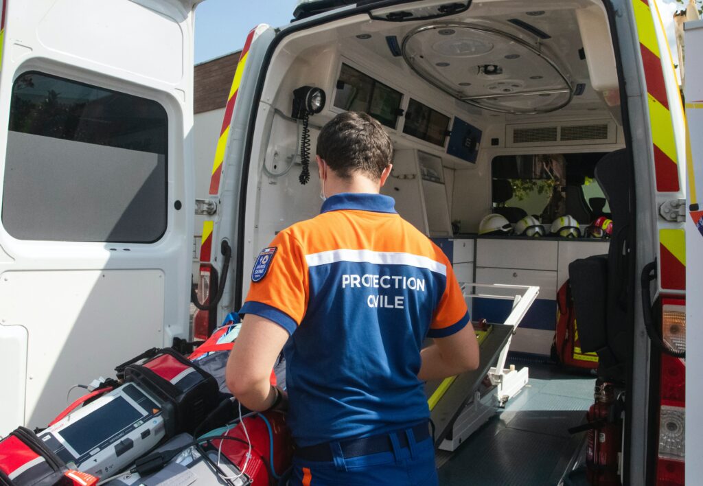 Secouriste ambulance