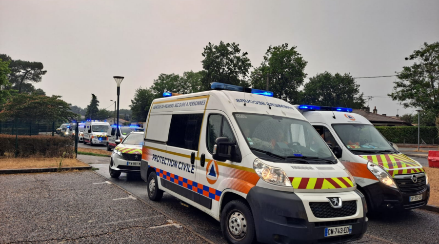 Feux de forêt en Gironde 2026 : la Protection Civile de Talence mobilisée